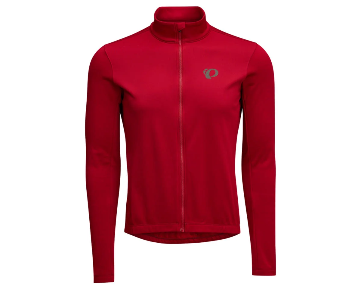 Pearl iZUMi Quest Thermal Long Sleeve Jersey (Red Dahlia) (S)